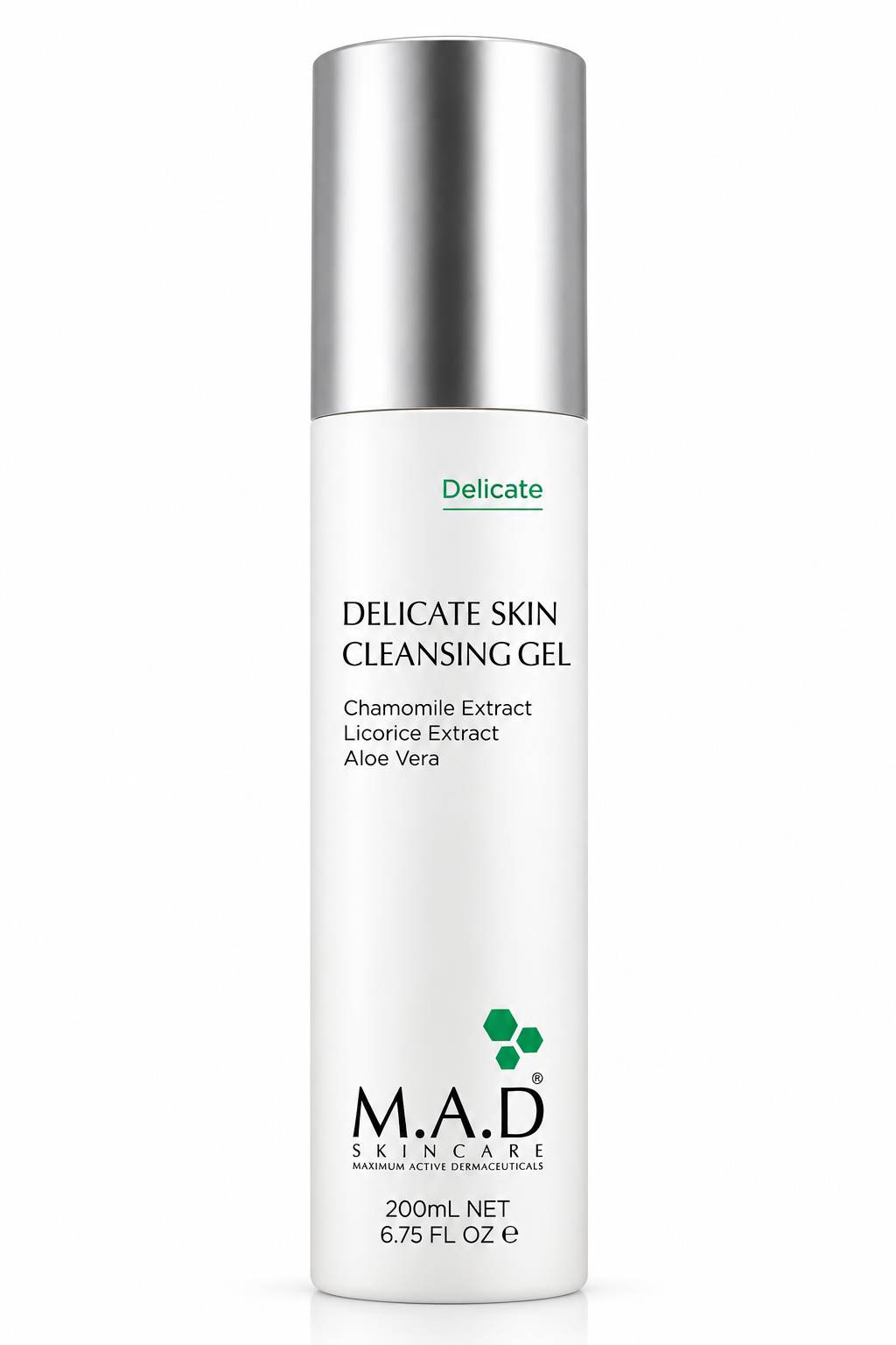 M.A.D Delicate Skin Cleansing Gel 200 Ml